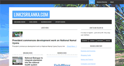 Desktop Screenshot of link2srilanka.com