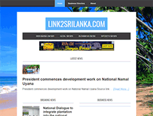 Tablet Screenshot of link2srilanka.com